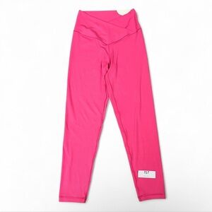 Aerie Vibrant Pink Crossover High Rise 7/8 Legging in M SHORT